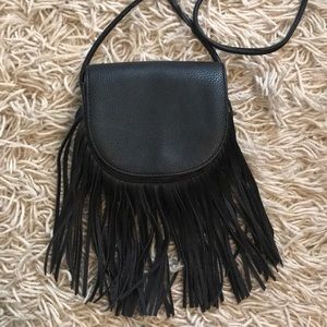 Fringe crossbody bag